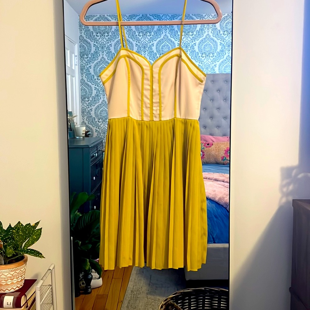 Strappy skirted dress
